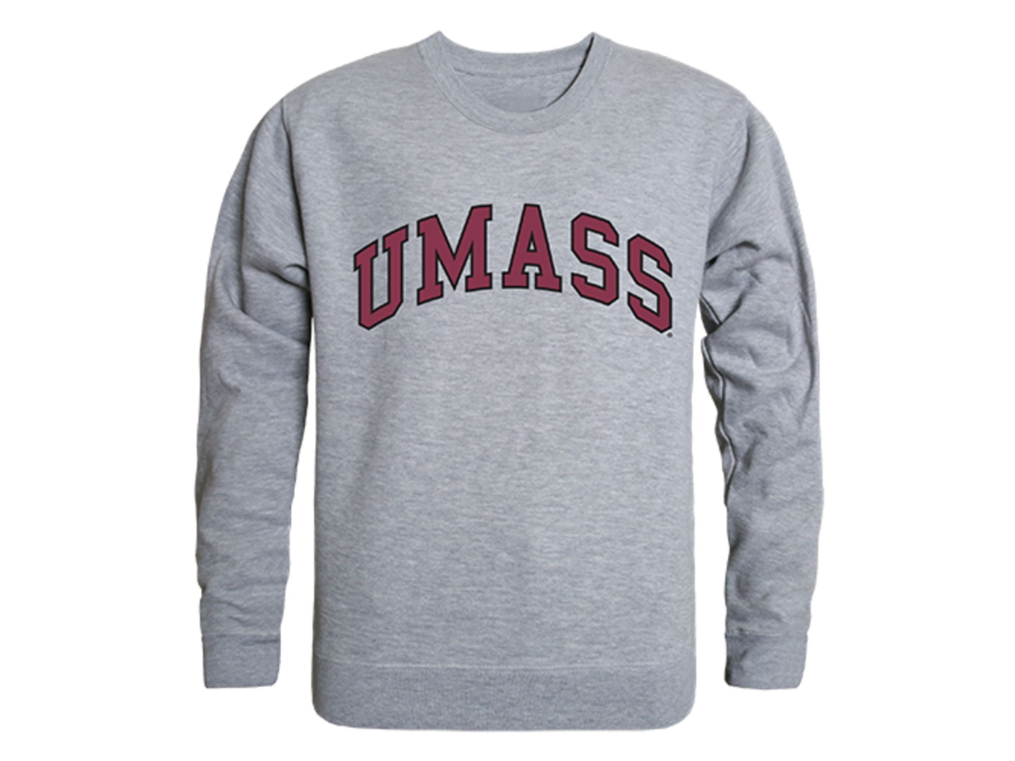 W Republic UMass University of Massachusetts Amherst Campus Crewneck Pullover Sweatshirt Sweater Black