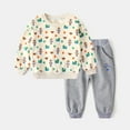 thumbnail image 2 of BOOMNY Children Boys Outfit Sets 2 Peice Graphic Long Sleeve Sweatshirts Pants Outfits for Kids Comfy Clothing Set, 2 of 5