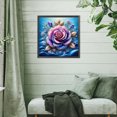 thumbnail image 2 of 5D DIY Flores Cristal Arte Artesanal 40x40cm, 2 of 9
