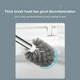 thumbnail image 2 of Vggrvlo Toilet Brush and Holder Set Toilet Cleaner Brush for Deep Cleaning Under Rim Space Saving for Storage for Bathroom Cleaning, 2 of 6