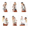 thumbnail image 3 of Cangurera Ergonómica para Bebé 6 en 1 con Asiento de Apoyo Hipseat, Soporte Lumbar y Bolsillos Térmicos - Multifuncional Transpirable, 3 of 4
