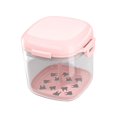 thumbnail image 4 of Denture Cleaner Case Bathing, Cleaning, and Soaking Soak Container False Storage Pink, 4 of 9