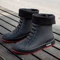 thumbnail image 4 of Mujer Hombre Botas De Pesca Antideslizantes Y Cómodos Botas De Lluvia Con Forro De Piel Botas A Media Pantorrilla Ndcxsfigh Tenis De Mujer Tenis De Hombre, 4 of 6
