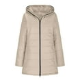 thumbnail image 7 of Zedker Winter Long Coats for Women Waterproof Fleece Lined Warm Long Puffer Jacket Thicken Parka Outwear With Hood, 7 of 7