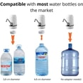 thumbnail image 3 of Dispensador Automático de Agua Embotellada - Cargador USB, Acero, Sin BPA, Agua Fría, 1200mAh, Jarras y Botellas 1.5L, 5.7L, 10L, 11.3L, 15L, 18.9L, Blanco JM, 3 of 5