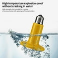 thumbnail image 3 of Pet Far-infrared Ceramic Reptile Lamp Discoloration Ceramic Heating Lamp High Temperature Protection Reptile Color Changing Ceramic Lamp with Hard Shell for Pets Tortoise Animals, 3 of 10