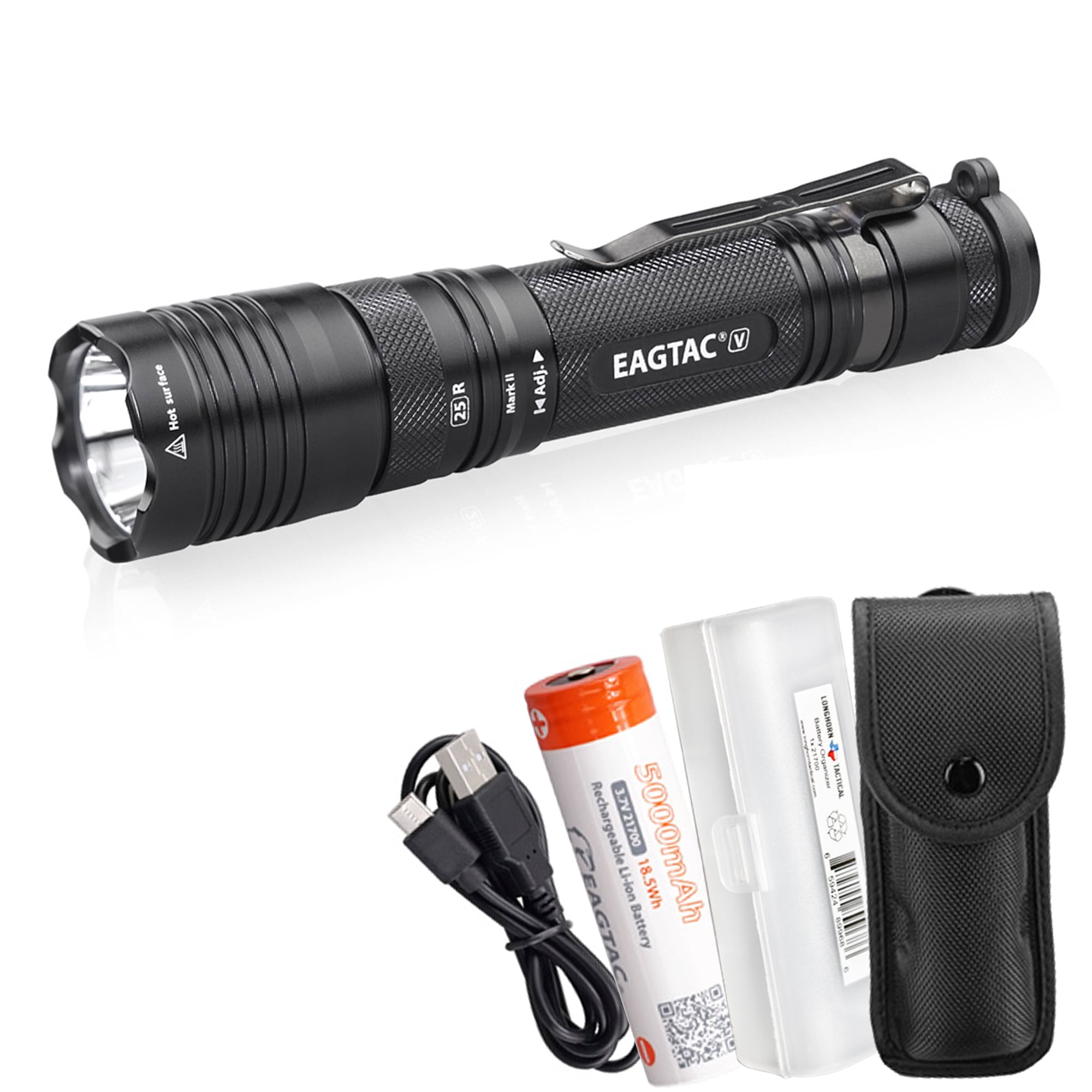 NEBO Inspector Rechargeable Flashlights features FLEX Power Rechargeable Pen Light Flashlight 360-Lumens meaning it can be operated by the included rechargeable battery or by 2x AAA batteries 