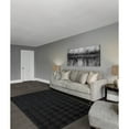 thumbnail image 2 of Garland Rug Diamond Polypropylene Black Indoor Area Rug, 5' x 7', 2 of 6