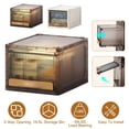 thumbnail image 2 of 16.5L Stackable Plastic Storage Bin with Lid - Closet, Kitchen, and Room Organizer, Two-Way Opening, 2 of 9