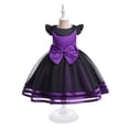 thumbnail image 1 of Niños Disfraz De Halloween Cosplay Piano Rendimiento Vestido Niñas Princesa Vestidos Malla Arco Tuffy, 1 of 4