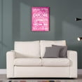 thumbnail image 5 of Laugh Often Play Dress up Canvas Wall Art,Pink Girl Inspirational Canvas Artwork Picture Poster Decor for Home Bedroom Girl Room Office, 5 of 6
