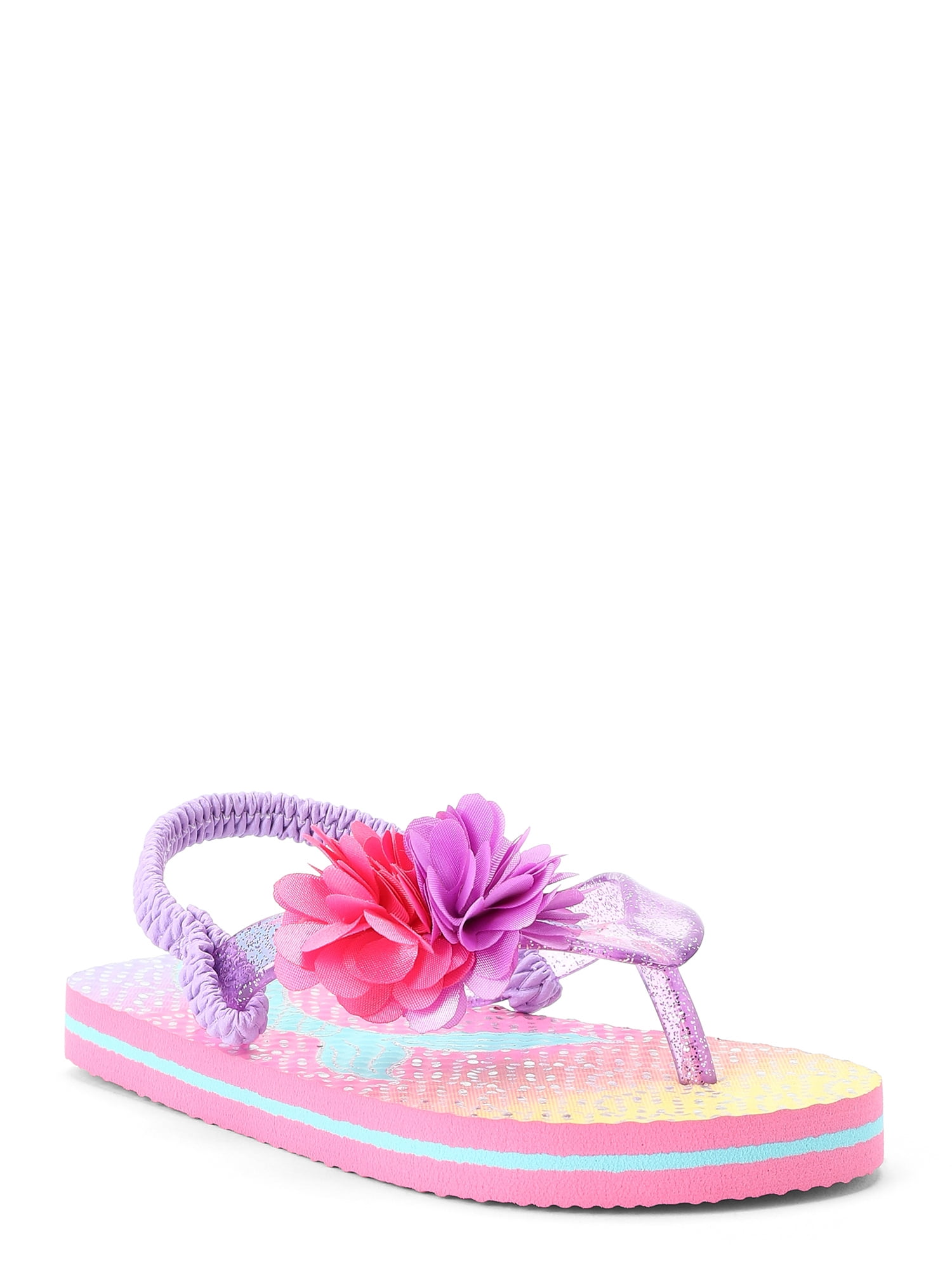 Details about   Wonder Nation Mermaid Printed Girls  Flip Flop With Strap Size 7/8,9/10,11/12 