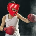 thumbnail image 4 of Casco de boxeo Zulema Protector facial Karate Rojo, 4 of 8