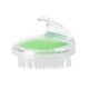 thumbnail image 2 of Ounissouiy Cabeza de silicona Masajeador corporal Champú Cepillo de masaje para el cuero cabelludo Peine para lavar el cabello Cepillo de ducha corporal Juegos de accesorios de baño verde, 2 of 8