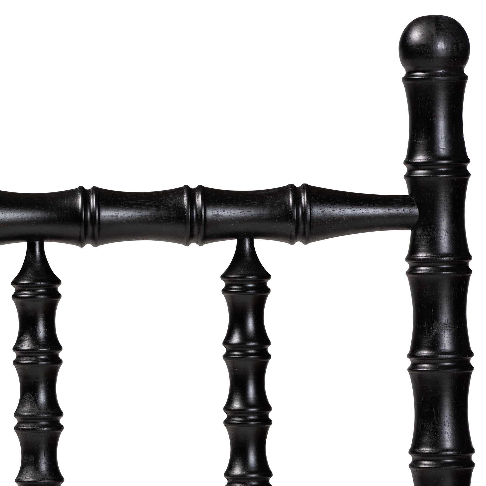 Baxton Studio Edaline Traditional Headboard, Twin, Black