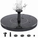 thumbnail image 1 of Water fountain solar powered 16 cm Black, 1 of 5