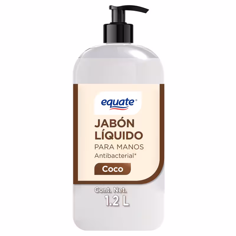 thumbnail image 1 of Jabón Líquido Equate coco 1200ml, 1 of 5