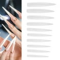 thumbnail image 1 of Dioche 10 Piezas de Punta de Uñas de Punta Larga Punta de Uñas Postizas Parche de Uñas Artificiales Punta de Extensión de Uñas Falsas Cubierta Completa Puntas ANGGREK Otros, 1 of 8