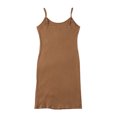 thumbnail image 4 of Fesfesfes Parent-child Spring Dress Solid Color Sling Dress Beach Sleeveless Dress Mother-daughter Girls Dress Suit Mommy and Baby Overalles, 4 of 8