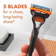 Gillette Fusion5 Shaving Razor for Men, Razor Handle, 1 Refill