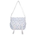 thumbnail image 1 of Bandolera de lona de estilo coreano con estampado floral, 1 of 2