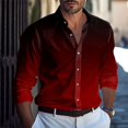 thumbnail image 4 of Camisa casual para hombre serie rojo blanco negro nuevo diseñador ropa casual suave cómoda moda otoño e invierno S-5XL, 4 of 5