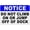 Warning Sign 2, variant on Notice Drug Testing in Progress Do Not Enter Sign 8"x12" - Aluminum Tin Warning for Home Outdoor Garden, High-Visibility Security Decor
