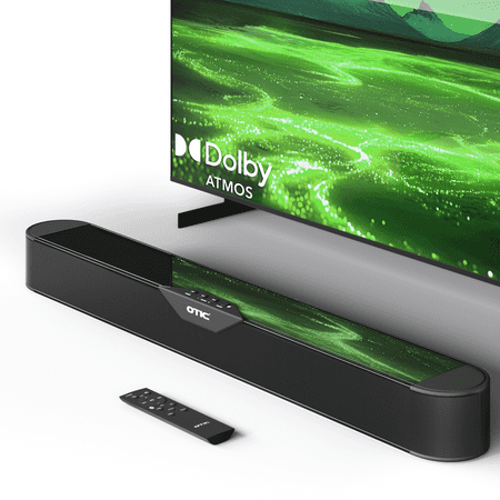 OTIC 30.7 Inch 2.0 Channel Bluetooth 5.3 Soundbar for TV, 30W Total Output Home Theater Sound Bar Speaker with Dolby Digital, Built-in DSP 5 EQ Modes (Rock/Jazz/Pop/Classic/Flat), HDMI ARC, Optical,