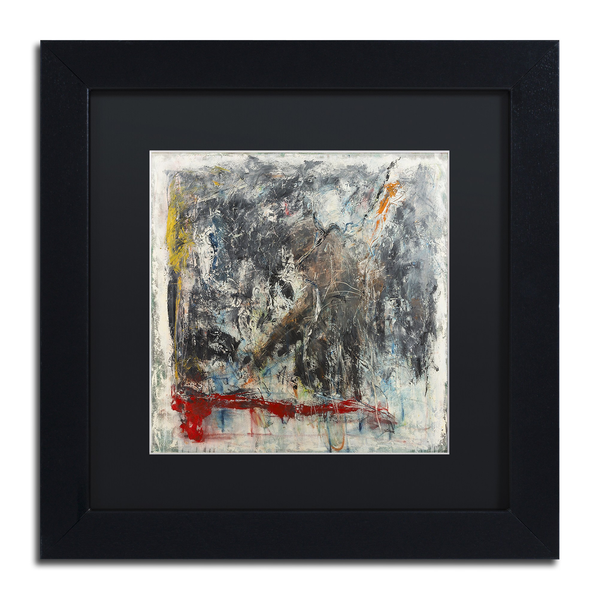 Trademark Fine Art "Furia e Paixao" Canvas Art by Joarez, Black Matte, Black Frame