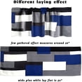thumbnail image 4 of Valances for Windows, Window Treatment Valances Half Window Curtain Valance for Kitchen Living Room Bedroom Decor (Blue, 52"X18"), 4 of 6