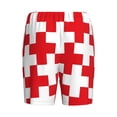 thumbnail image 7 of Daiia Red Cross 1 Mens Woven Stretch Pajama Short,Short Pajama Pants-Small, 7 of 7
