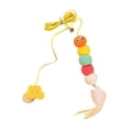 thumbnail image 2 of Cat Door Toy with Feathers - Hanging Swing Teaser with Bell & Mouse, Self-Entertaining Interactive Cat Toy for Door-Mounted Play, Elastic Spring Exercise Toy for Indoor Cats A, 2 of 5