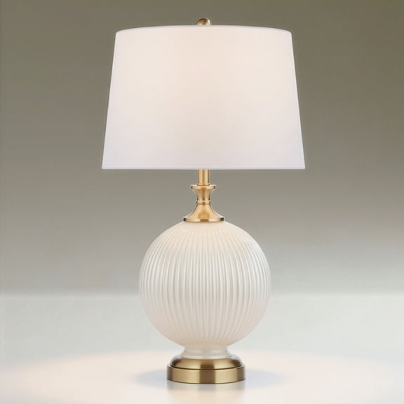 Possini Euro Design Possini Euro Kelly 27" High White Opal Glass Table Lamp
