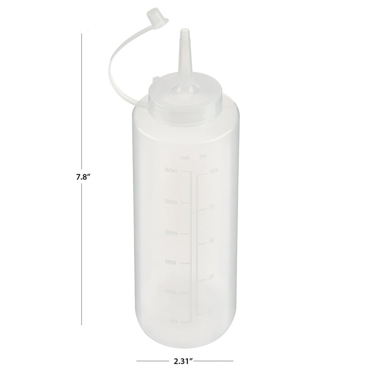 Mainstays Plastic 10-Ounce Condiment Squeeze Bottle 