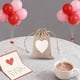 thumbnail image 5 of Decoraciones para el día de San Valentín, adornos para el día de San Valentín, regalos para el día de San Valentín, bolsa de lona con forma de corazón atada, bolsa de regalo para dulces de boda con co, 5 of 6