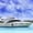 Caribbean Luxury Yacht, variant on Elephant Stock Caribbean Luxury Yacht Wall Art - Horizontal Canvas Wall Art - Living Room Wall Decor - Transportation Canvas - Blue And Green Decor - 12" x 8"