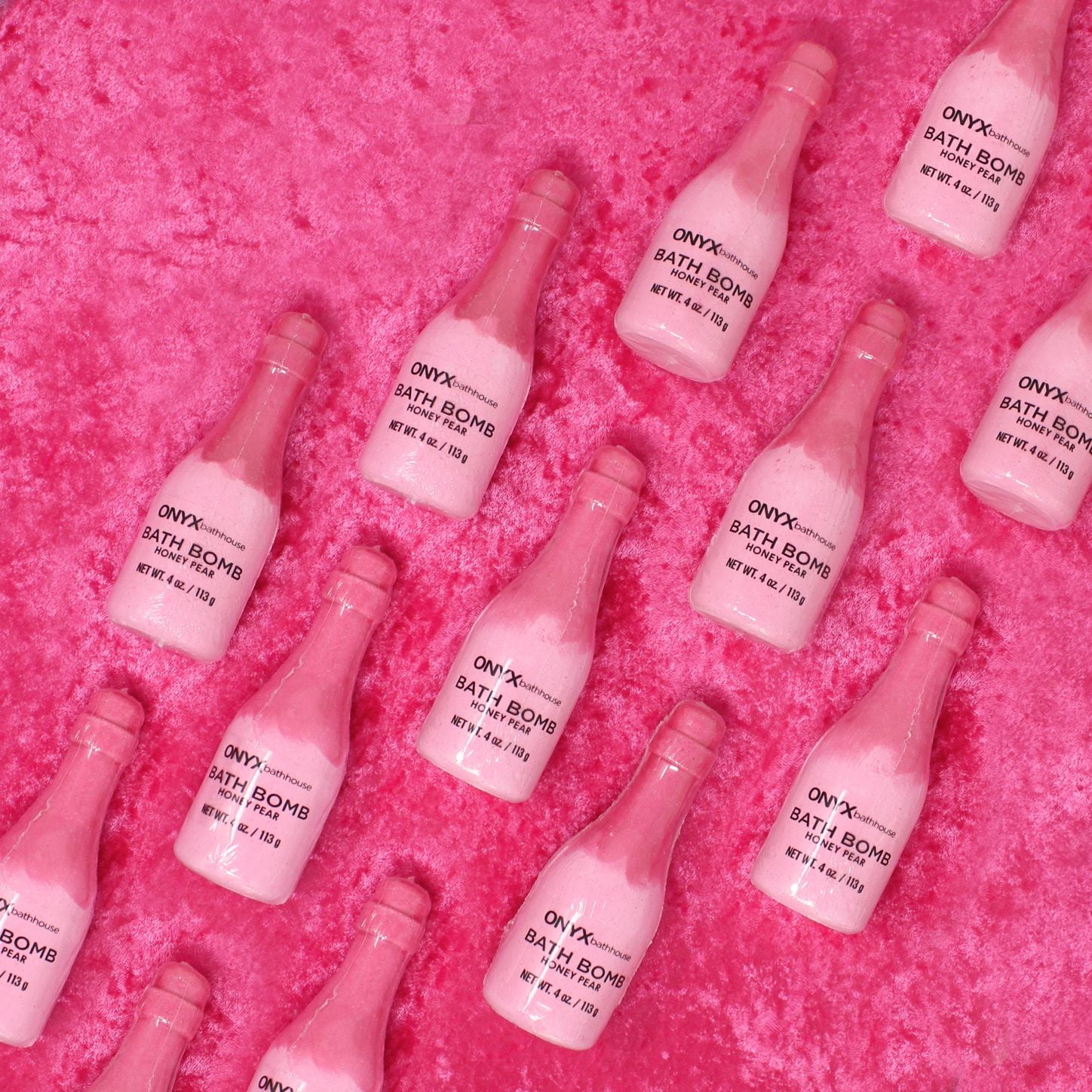 Onyx Bathhouse Champagne Wishes Shaped Bath Bomb, 4 oz