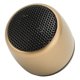 thumbnail image 5 of Mini altavoz Bluetooth con subwoofer potente, recargable por USB, altavoz inalámbrico portátil de metal para teléfono, tableta y PC, color dorado, 5 of 14