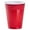 Red, variant on Hanna K. Signature Plastic Cups Silver 18 oz