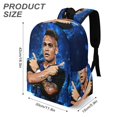 thumbnail image 3 of Lautaro Martínez-theme Backpack, Campus style schoolbag Bookbag with Adjustable Shoulder Straps And Large Zip Compartment, Unisex Travel Bags.42x30x15cm, 3 of 6
