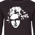 thumbnail image 4 of Inktastic Beethoven Classical Music Composer Gift Long Sleeve Youth T-Shirt, 4 of 5