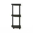 thumbnail image 5 of Furinno Durable Easy Assembly 11.6"W x 11.6"D x 29.6"H 3-Shelf Freestanding Shelving Unit, Black, 5 of 8