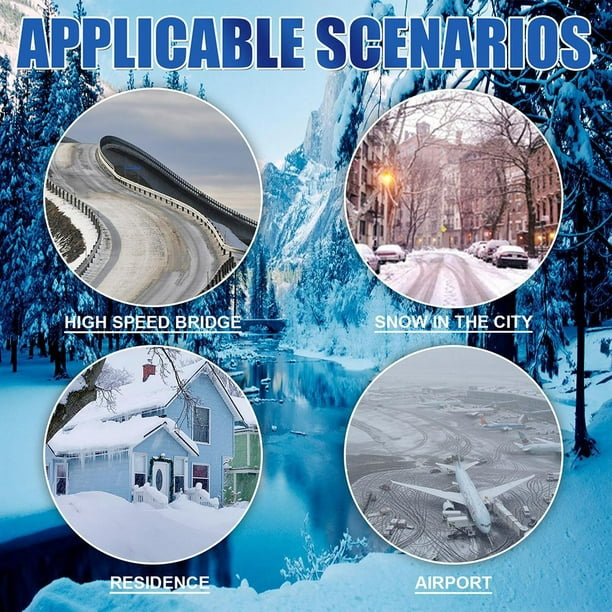 Alaskan Car Truck Windshield De-Icer Ice Melter- 455g Spray Can (3 Pack)