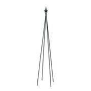Achla Designs Fleur-De-Lis Garden Trellis Tool, 58 Inch Tall, Black Powder Coat Finish
