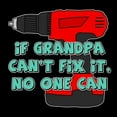 thumbnail image 3 of CafePress - Grandpa Can't Fix It Men's Dark Pajamas - Men's Dark Loose Fit Cotton Pajama Set, 3 of 7