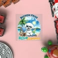 thumbnail image 4 of Bichon Frise Hello Summer Beach Theme with Sunglasses and Tropical Cocktail Cutout Transfer Sticker Bichons Dog Lovers Gifts Idea Transparent Decal Art Decor - 00009, 4 of 5