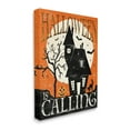 thumbnail image 3 of Stupell Industries Halloween Is Calling Haunted House Graphic Art Gallery Wrapped Canvas Print Wall Art, Design by Veronique Charron, 3 of 7