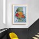 thumbnail image 4 of Flower DIY 5D  Embroidery Pictures Arts Craft DIY Crystal Needlework by Numbers Rhinestone for Home Wall Decor 30X40CM Flor amarilla Gloria DIY Diamond Pintura, 4 of 9