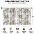 thumbnail image 2 of Blackout Kids Curtains,Pioneer Flower Floral Print Pattern Childrens Insulated Curtains Set Of 2,Bedroom Essentials,Toddler Room Decor 52"x63", 2 of 5