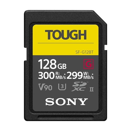 Sony 128GB SF-G Tough Series UHS-II SDXC Memory Card